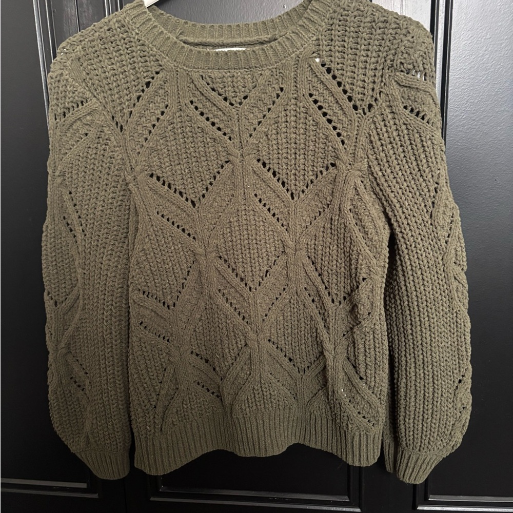 Maurices Forest Green Textured Sweater